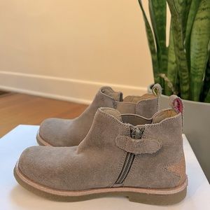 Joules suede ankle booties